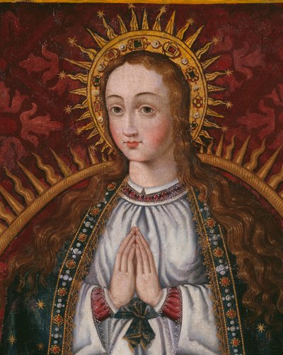 The Immaculate Conception (Detail of the Virgin) by Spanish School